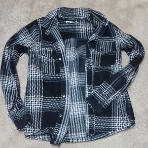 O'Neill Black and White Plaid Button Down Shirt